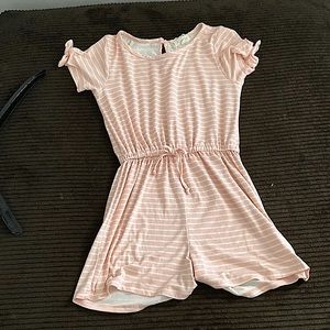 Pink and white jumper